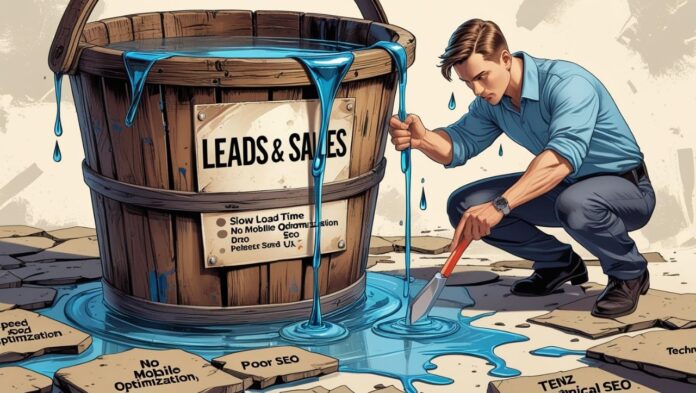 . Progress bar showing a small business’s transformation from invisible to unstoppable online with help from Tenz Digital’s web design and SEO milestones.